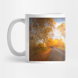 Autumn Road - Woodside, The Adelaide Hills, South Australia Mug